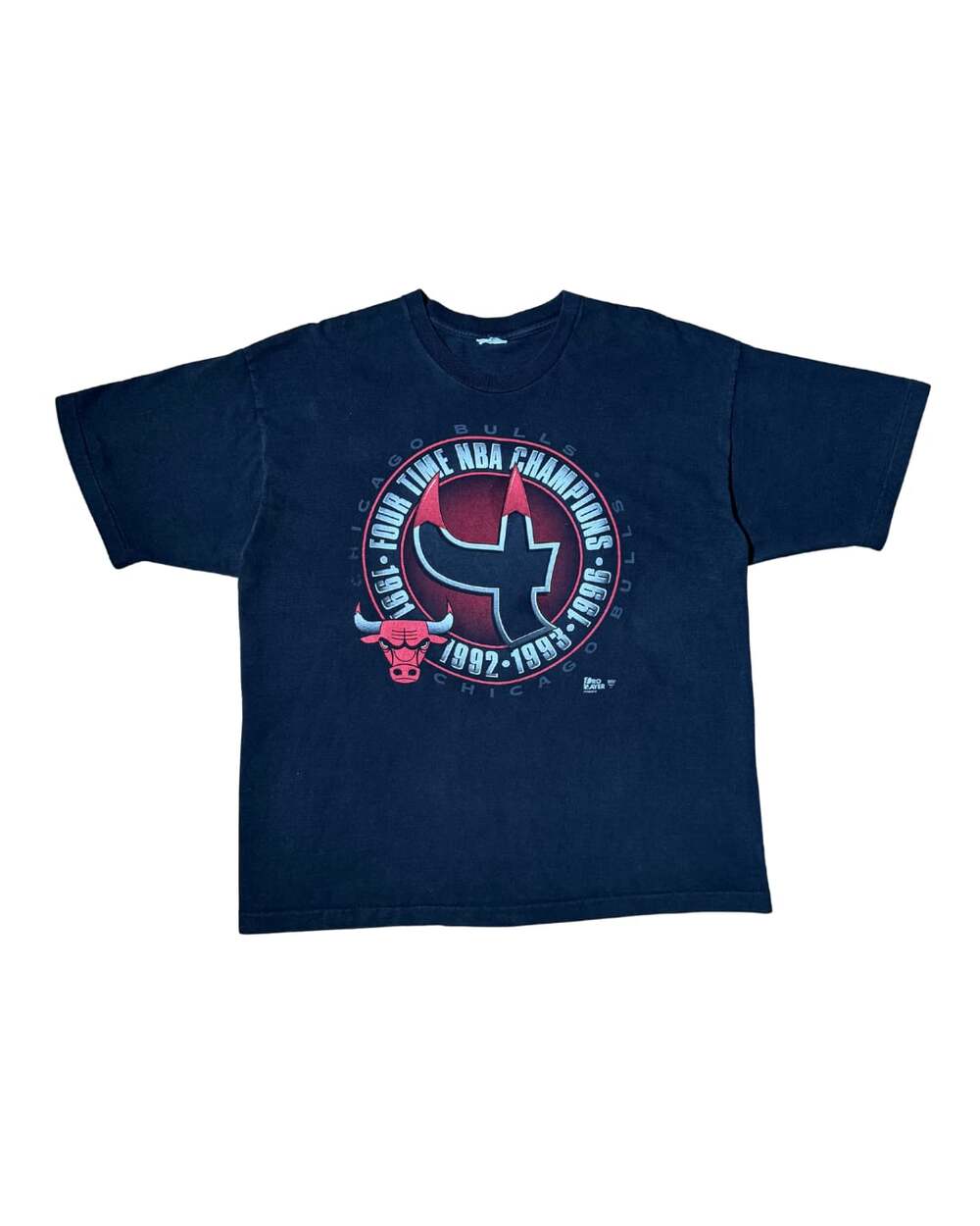 Vintage Chicago Bulls 90's 4 Time Champions T-Shirt
